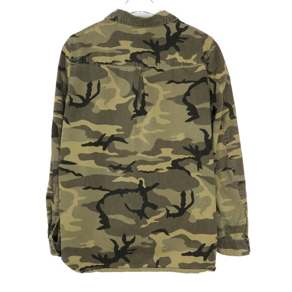 Forever 21 Camo Army Print Casual Jacket Shacket Casual Small - Picture 3 of 6